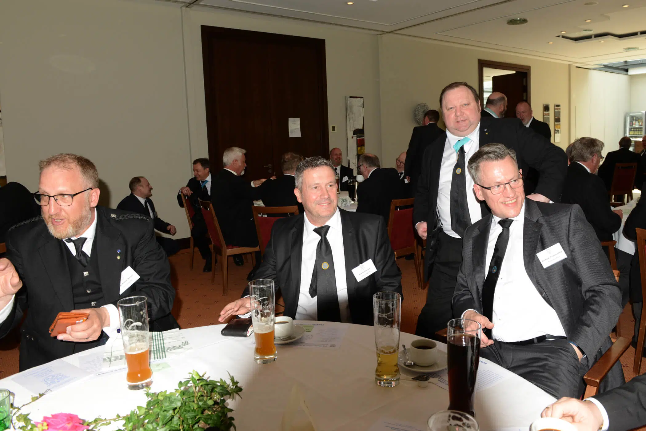 Freemasons Table Discussing Grand Lodge